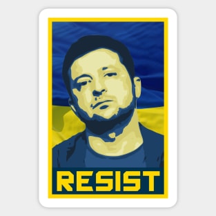 Zelensky Resist Sticker